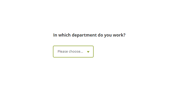 Drop-Down List (Single Answer)